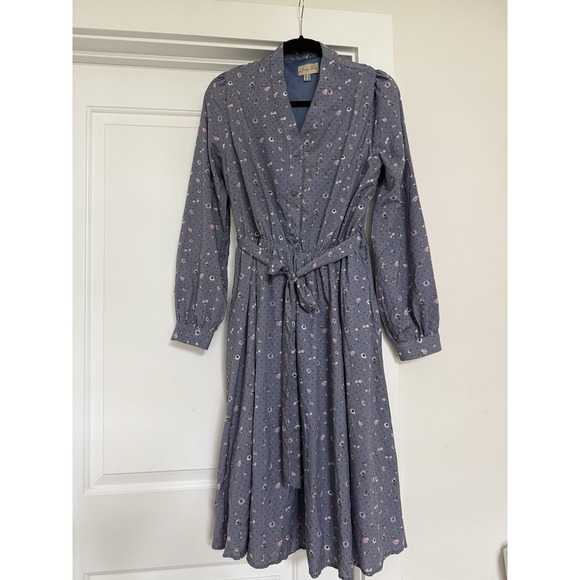 lindy bop dress 14 Watercolor Floral 50's Retro Pinup Vintage - Picture 2 of 11